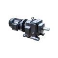 Single phase ac motor with helical S series gear reducer